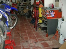 dirt bike storage